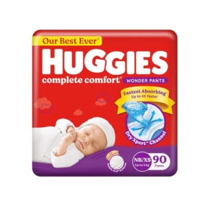 Huggies Complete Comfort Wonder Pants (Newborn XS, 90 Count)